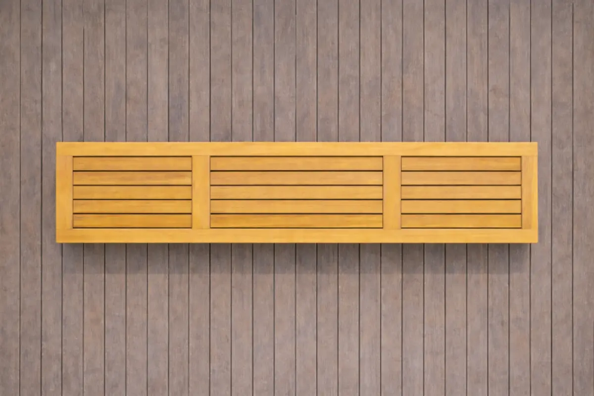 Gartenbank aus Teakholz Tokio ohne Rückenlehne 