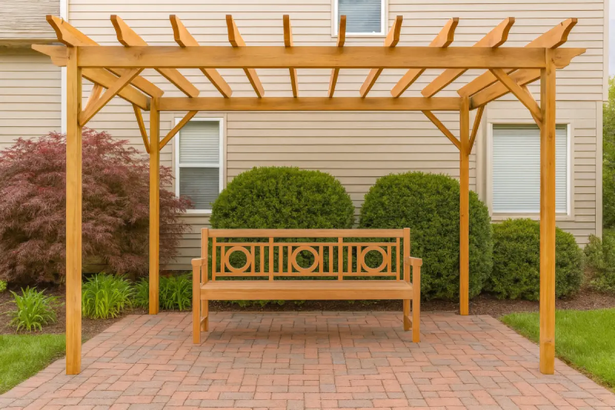 Gartenbank aus Teakholz Zero