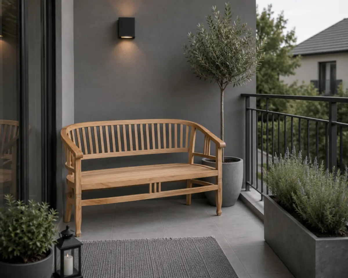 Gartenbank Kano aus Teakholz