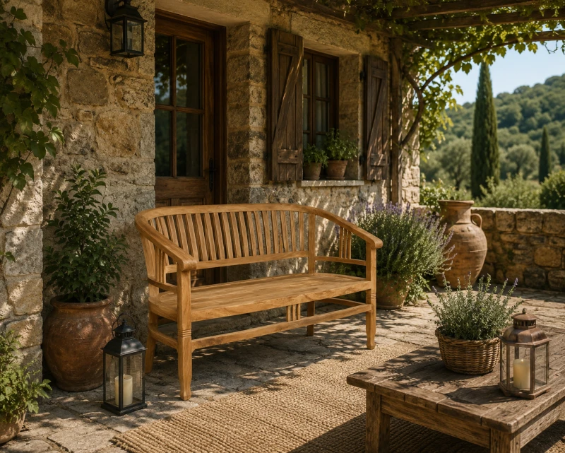 Gartenbank Kano aus Teakholz