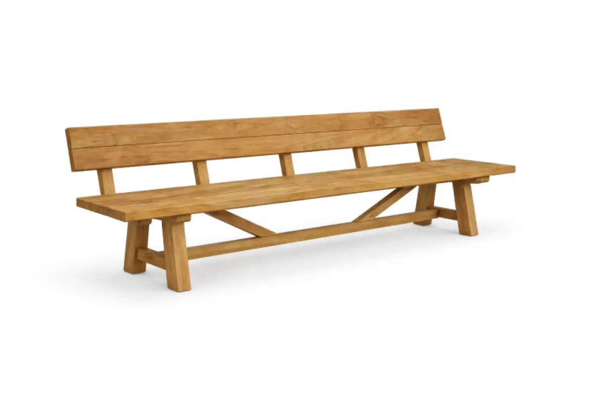 Gartenbank Narya mit Rückenlehne