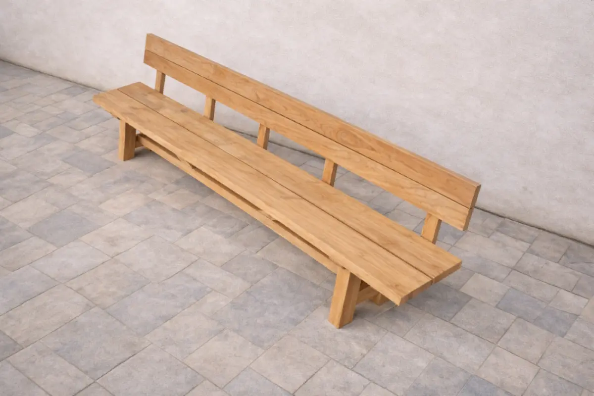 Gartenbank Narya mit Rückenlehne