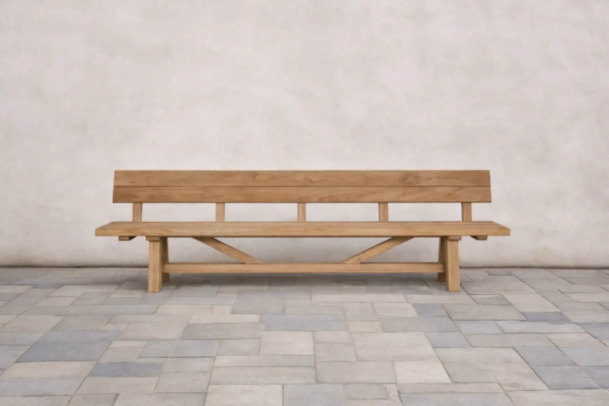 Gartenbank Narya mit Rückenlehne