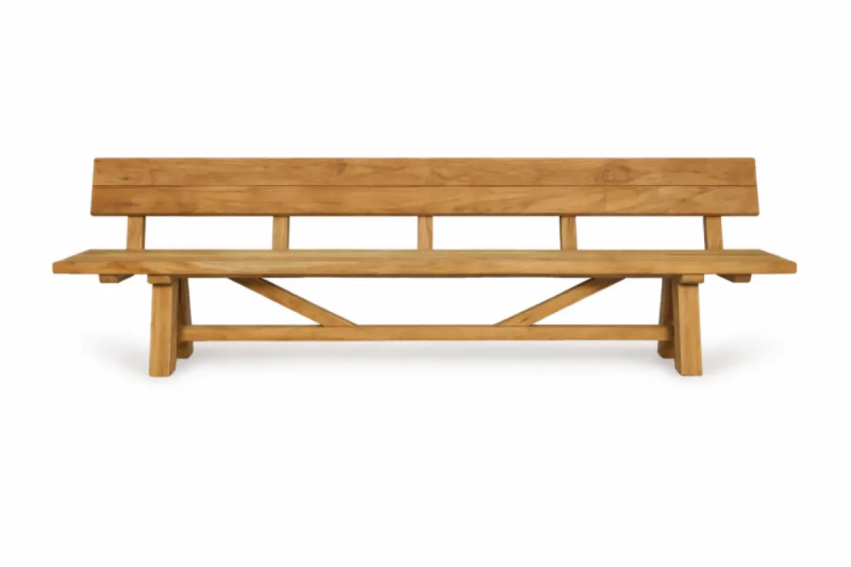 Gartenbank Narya mit Rückenlehne