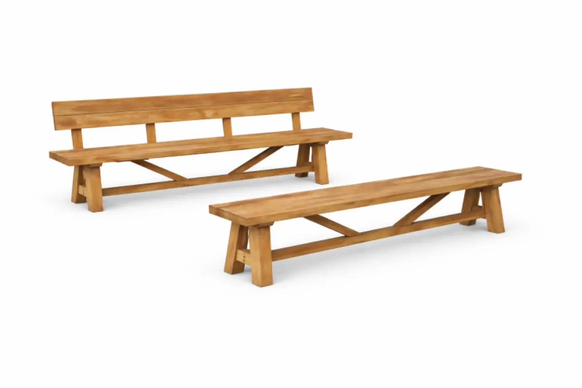 Gartenbank Narya mit Rückenlehne