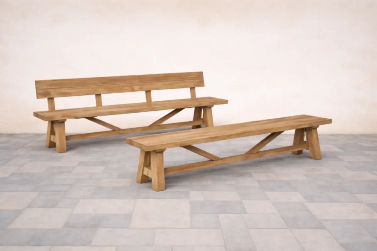 Gartenbank Narya ohne Rückenlehne