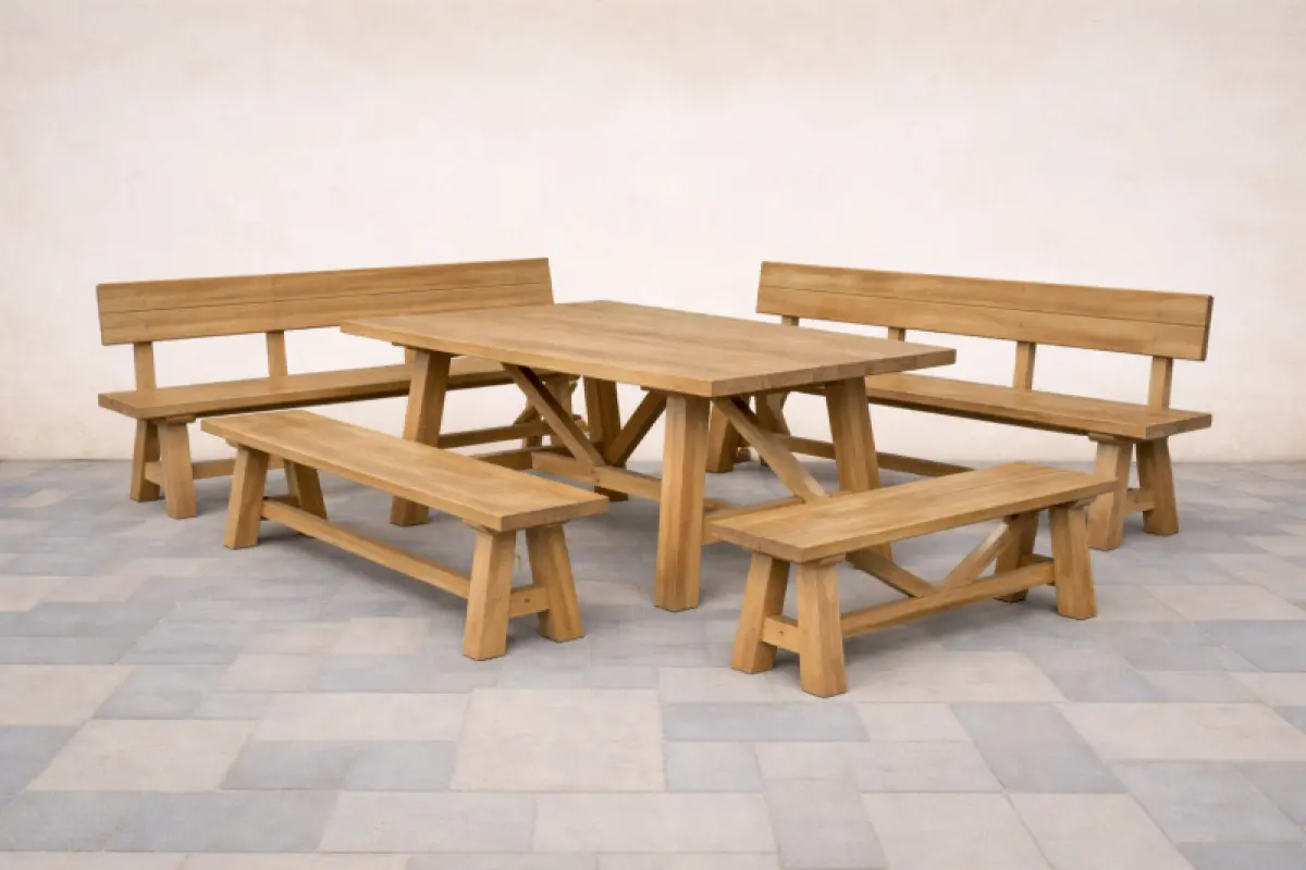 Gartenbank Narya ohne Rückenlehne