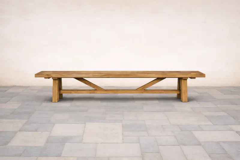 Gartenbank Narya ohne Rückenlehne