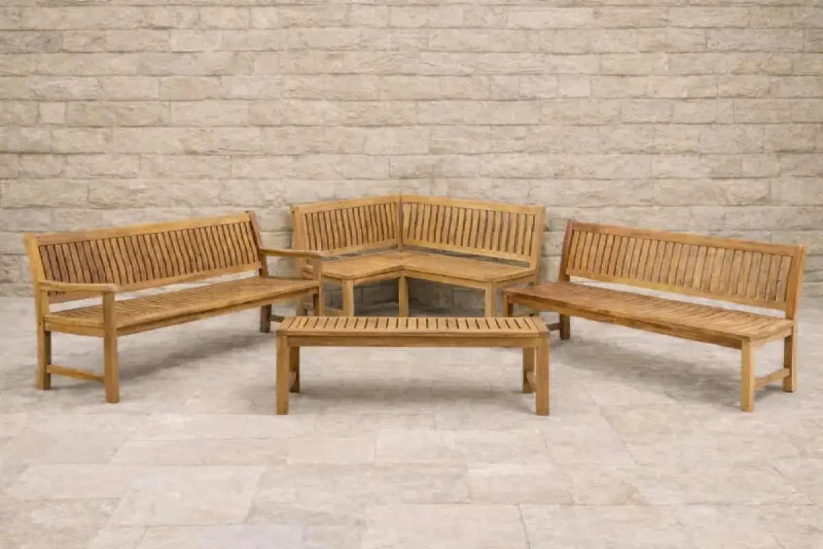  Gartenbank Rio ohne Rückenlehne