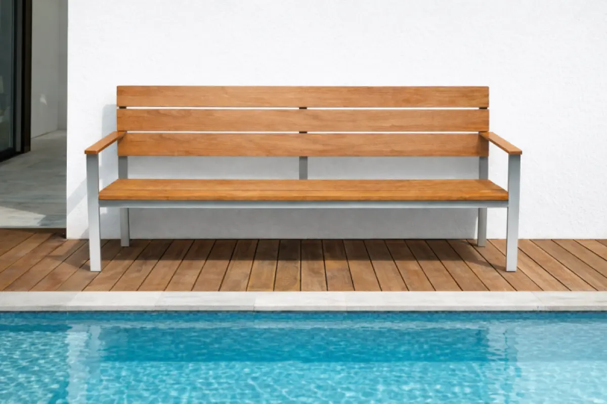 Gartenbank Seul mit Armlehne