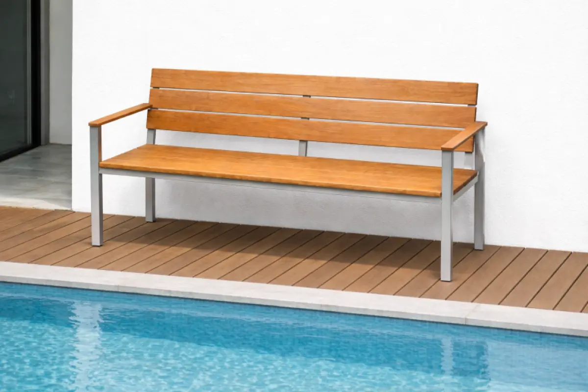 Gartenbank Seul mit Armlehne