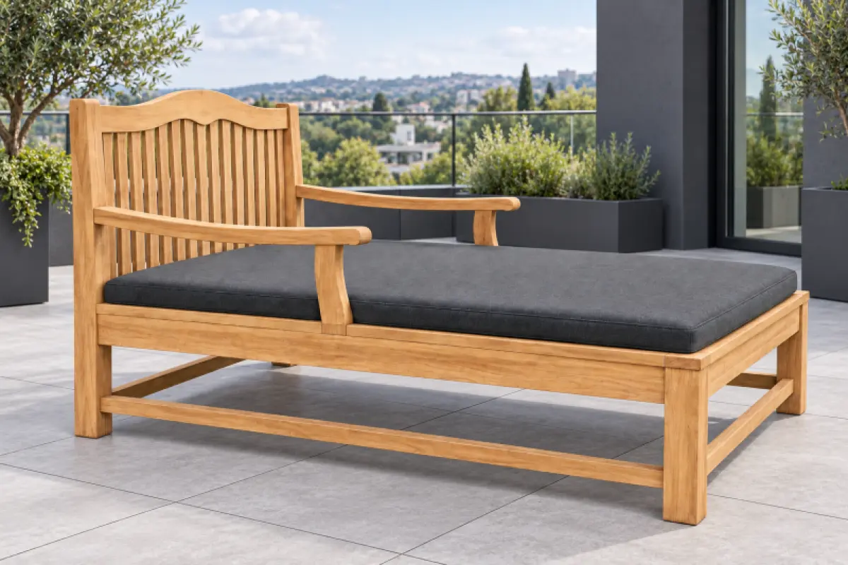 Gartenbed Rio aus Teakholz