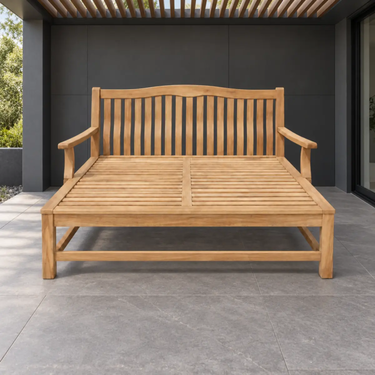 Gartenbed Rio aus Teakholz