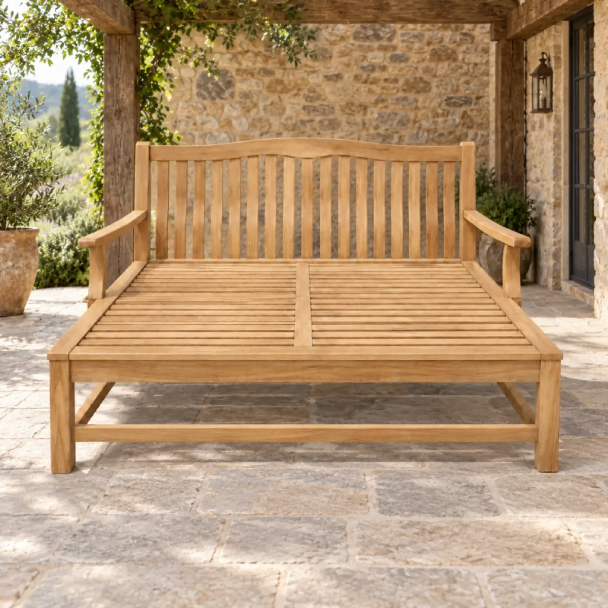 Gartenbed Rio aus Teakholz