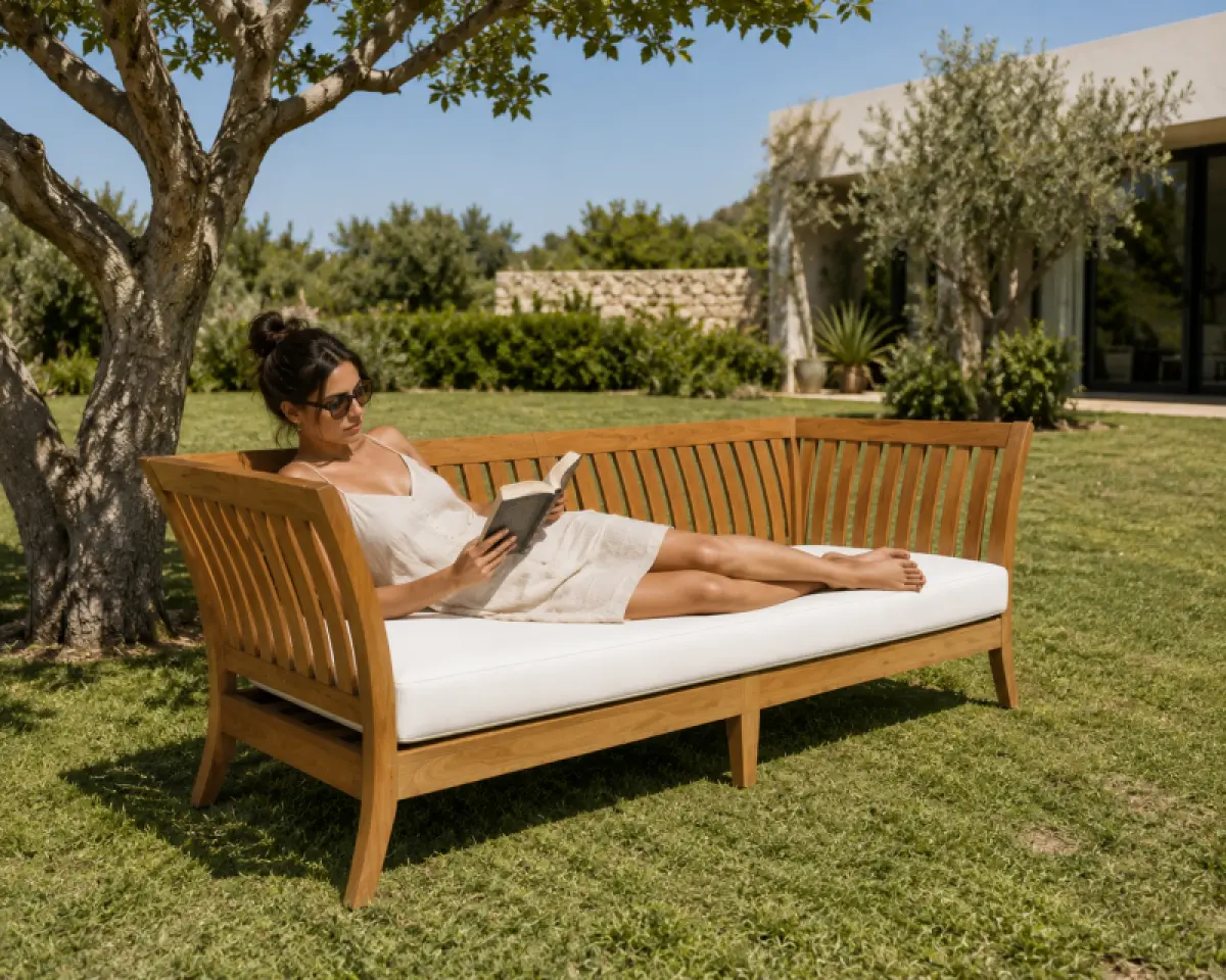 Gartensofa aus Teakholz- Daybed Hawaii