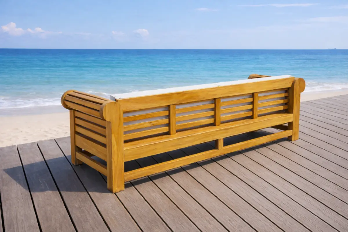 Gartensofa aus Teakholz- Daybed Kano