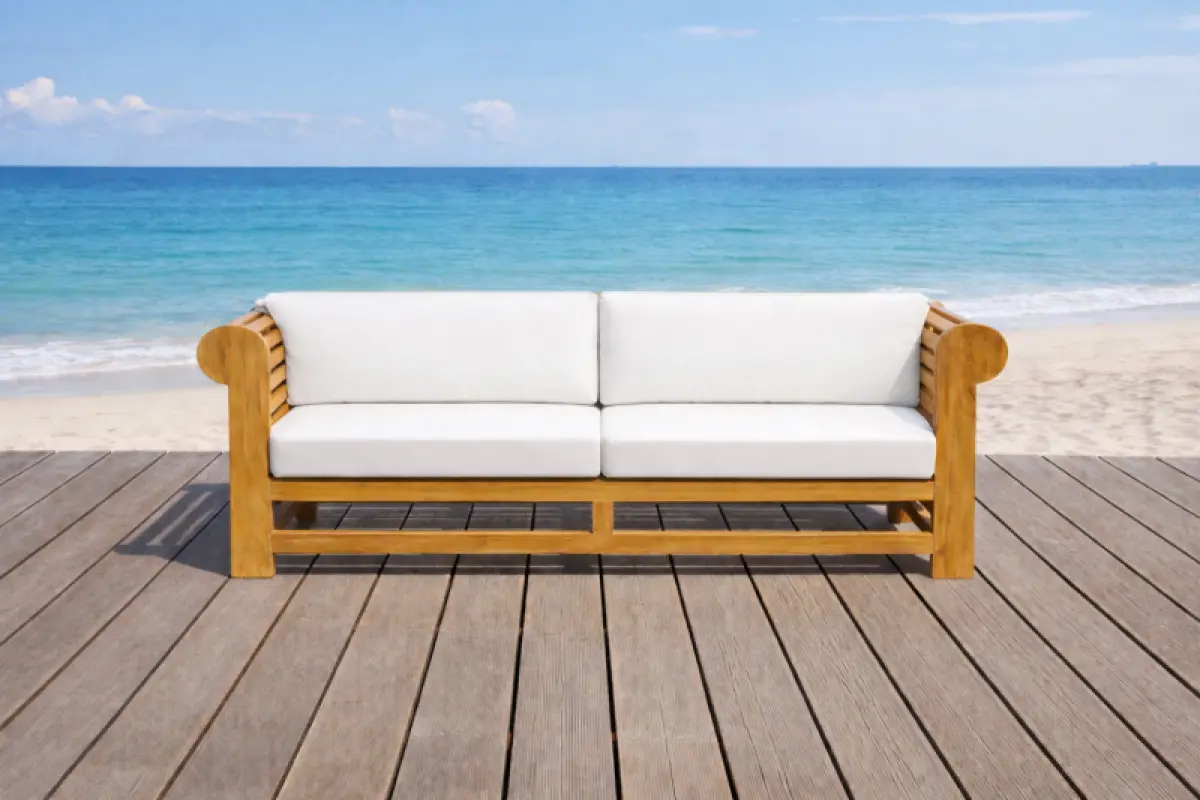 Gartensofa aus Teakholz- Daybed Kano