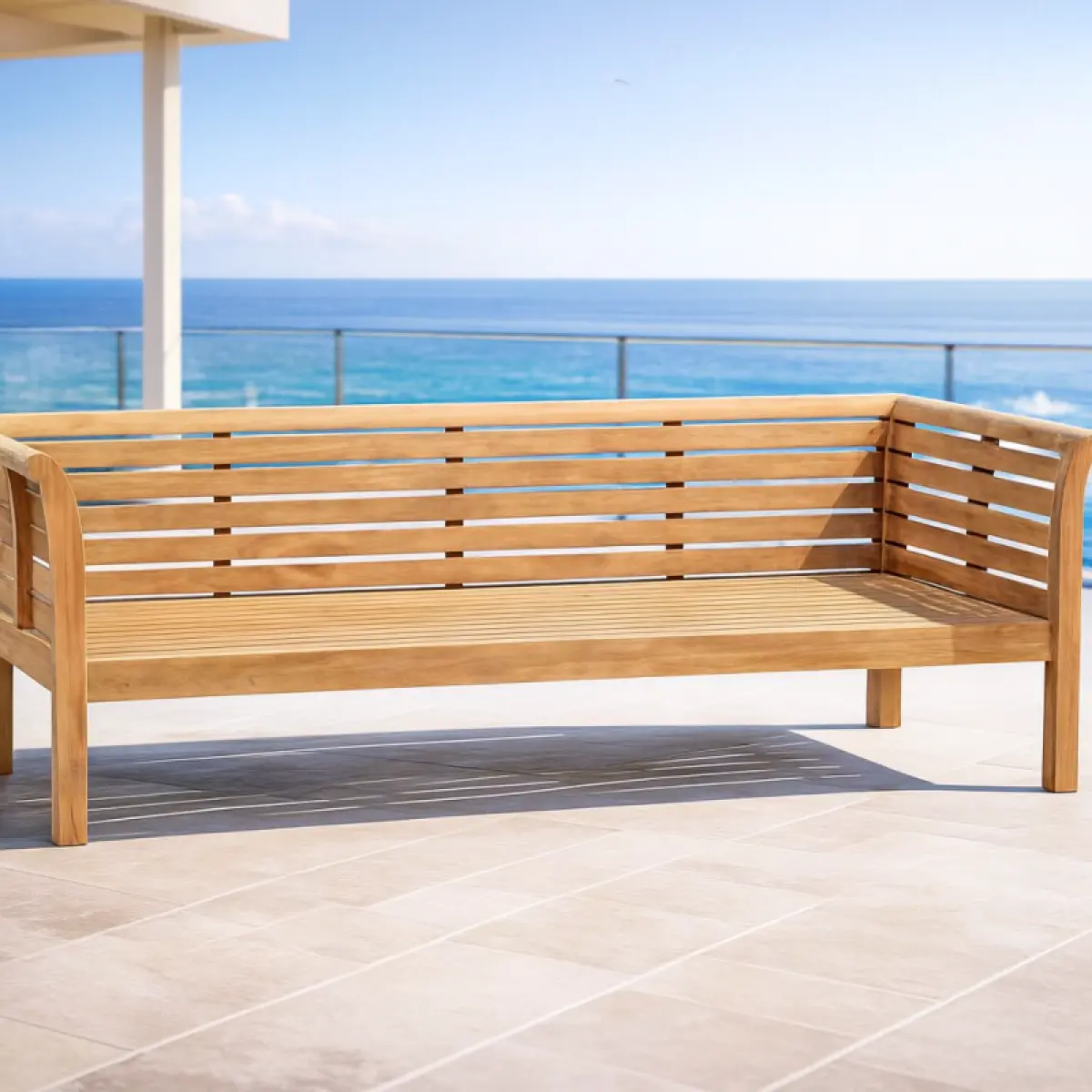 Gartensofa aus Teakholz- Daybed Tulga