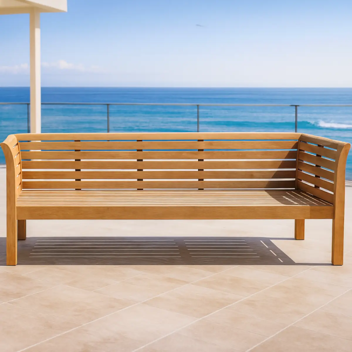 Gartensofa aus Teakholz- Daybed Tulga