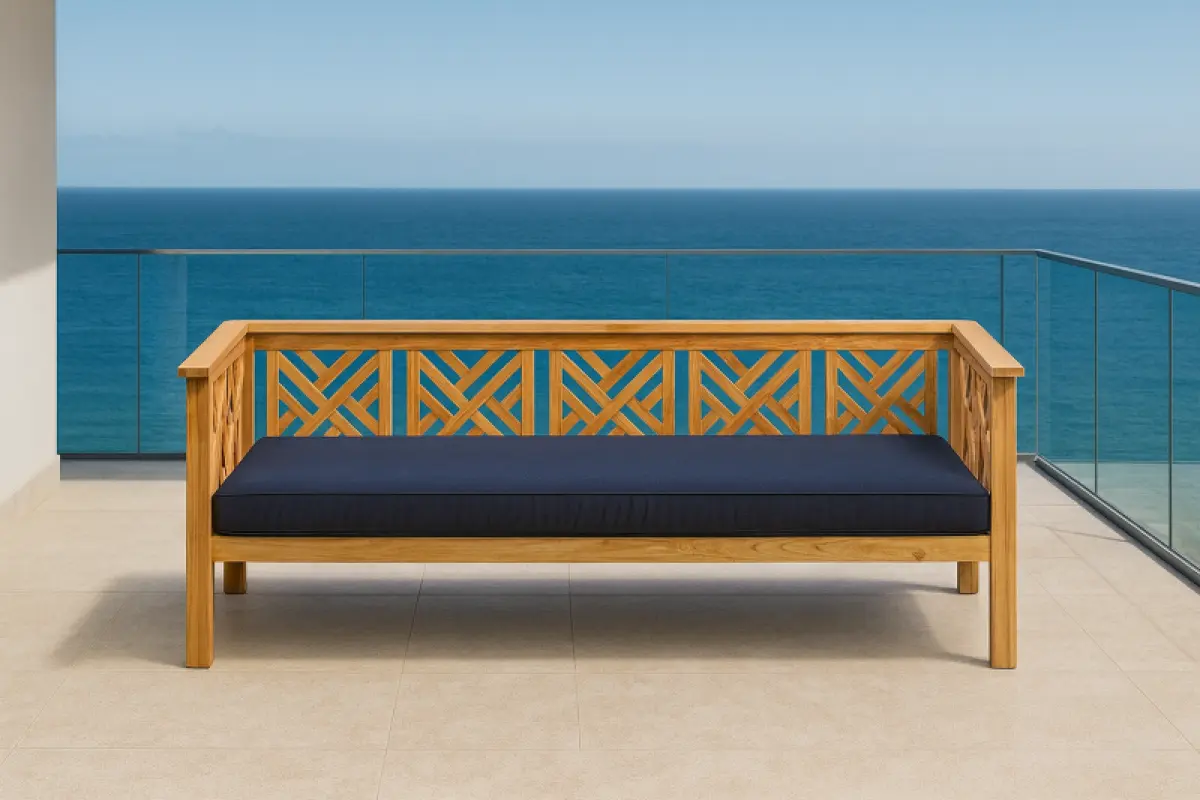 Gartensofa aus Teakholz- Daybed Turcano