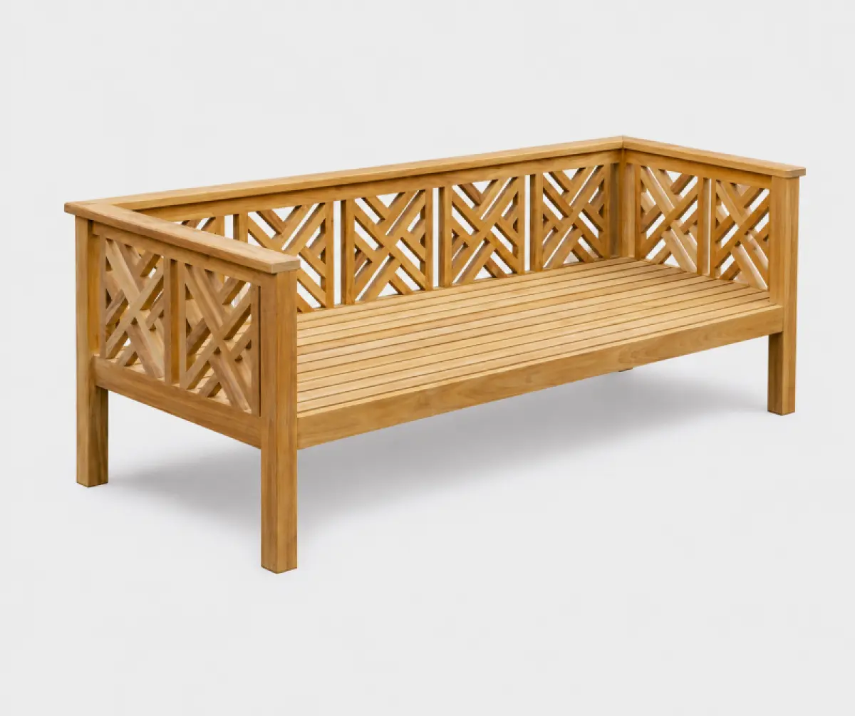 Gartensofa aus Teakholz- Daybed Turcano