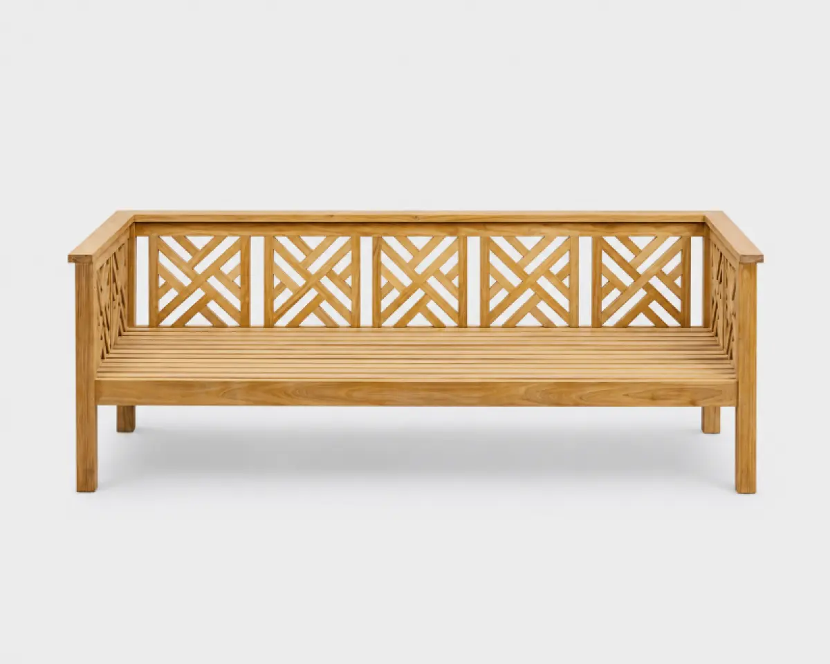 Gartensofa aus Teakholz- Daybed Turcano