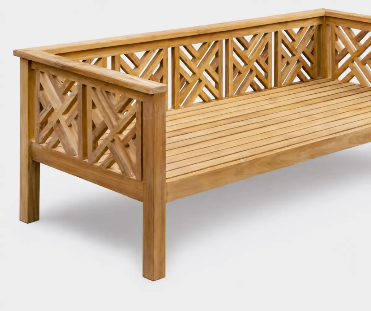 Gartensofa aus Teakholz- Daybed Turcano