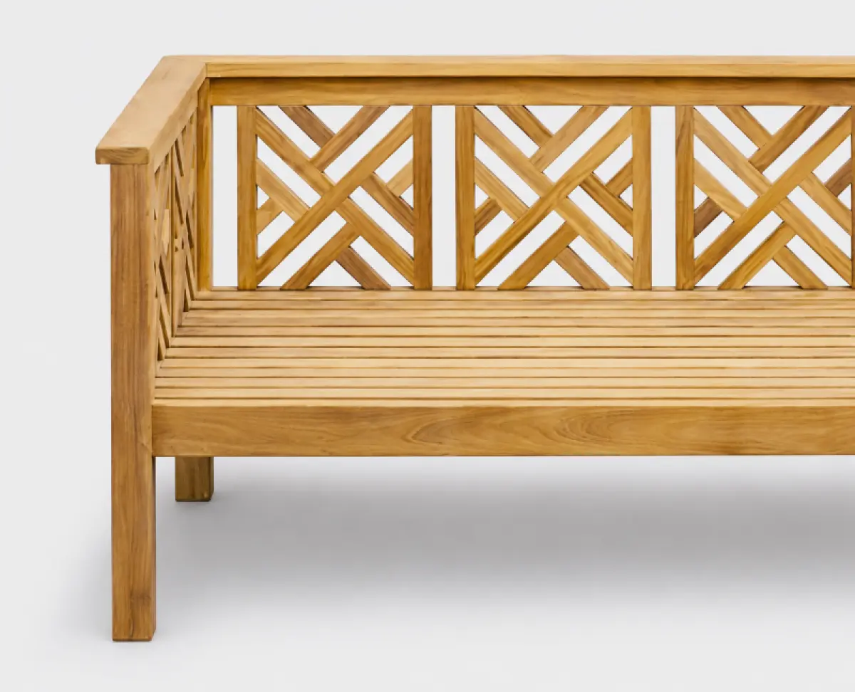 Gartensofa aus Teakholz- Daybed Turcano