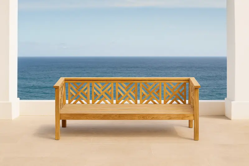 Gartensofa aus Teakholz- Daybed Turcano
