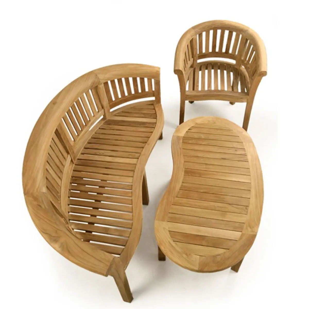 Gartenstuhl aus Teakholz Brundi
