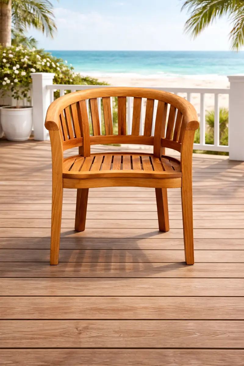 Gartenstuhl aus Teakholz Brundi
