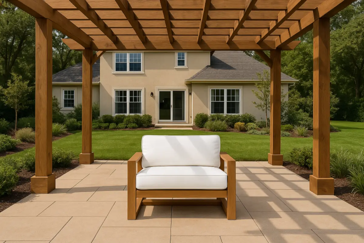 Gartenstuhl aus Teakholz Bumbala