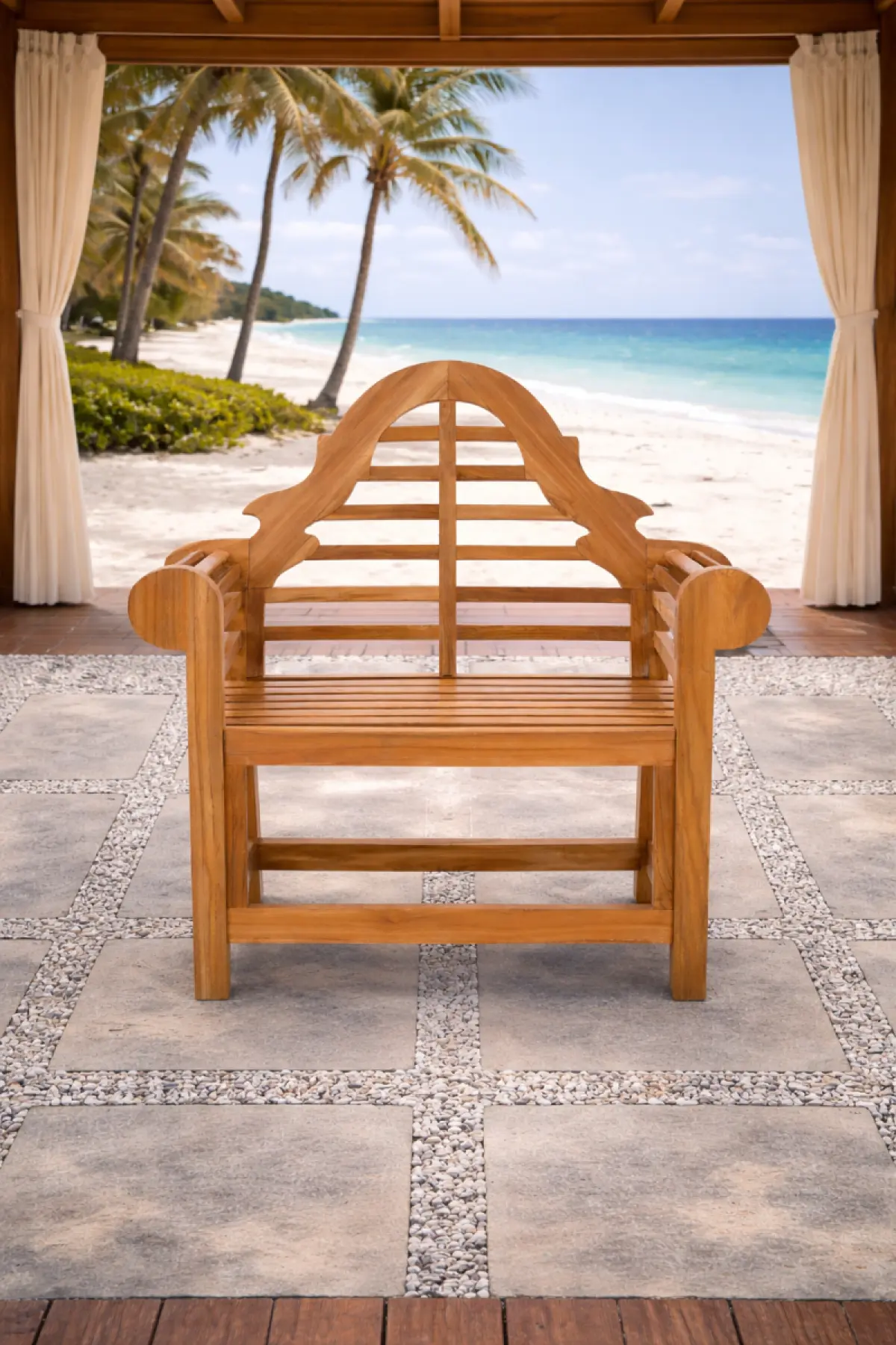 Gartenstuhl aus Teakholz Chester