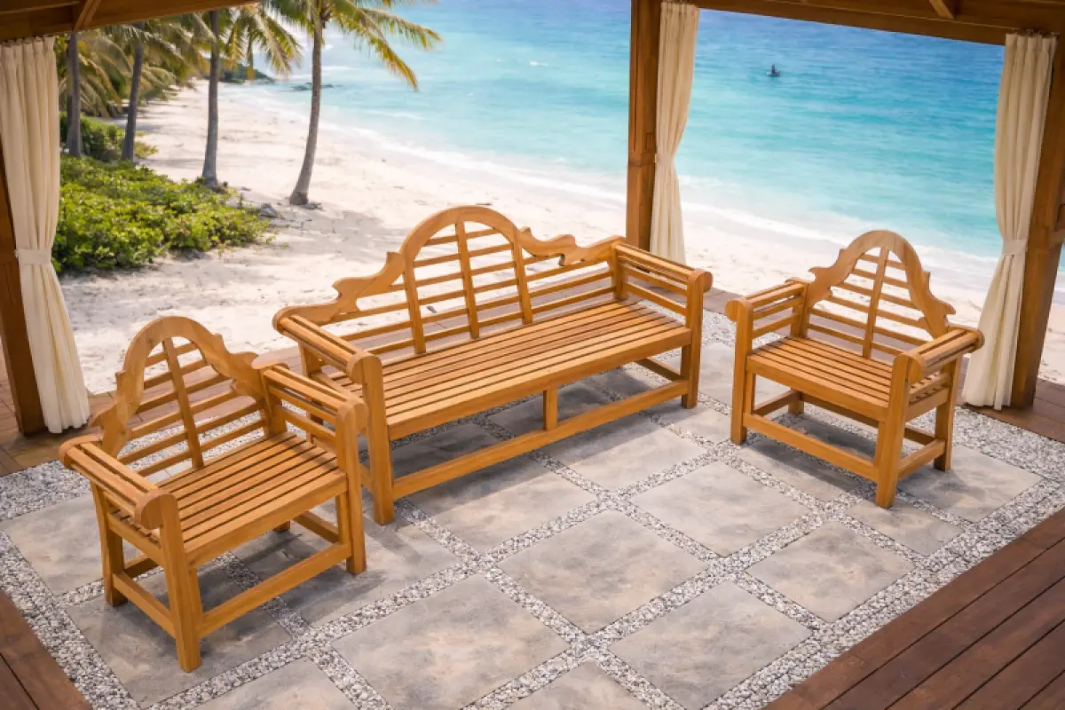 Gartenstuhl aus Teakholz Chester