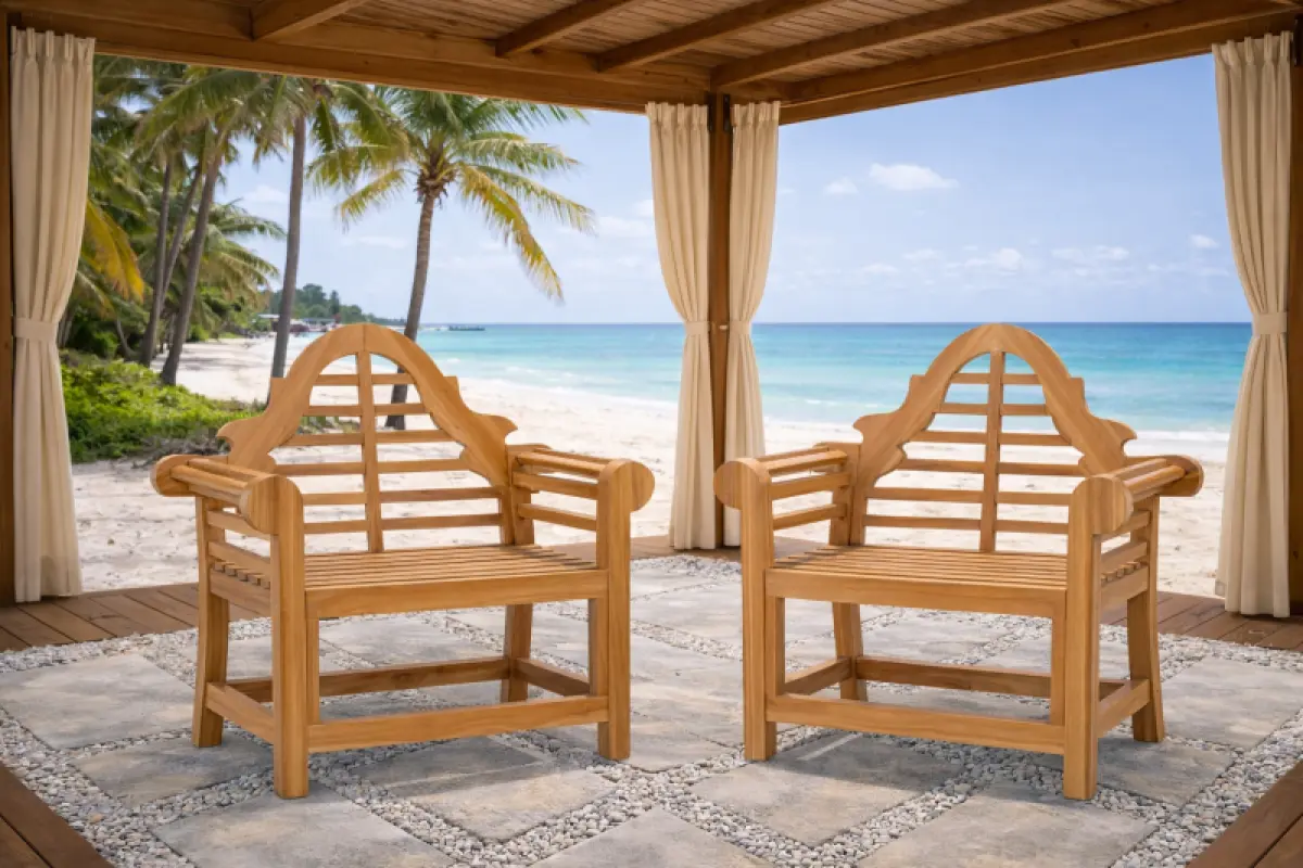 Gartenstuhl aus Teakholz Chester