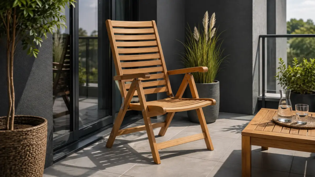 Gartenstuhl aus Teakholz Hochlehner Mana