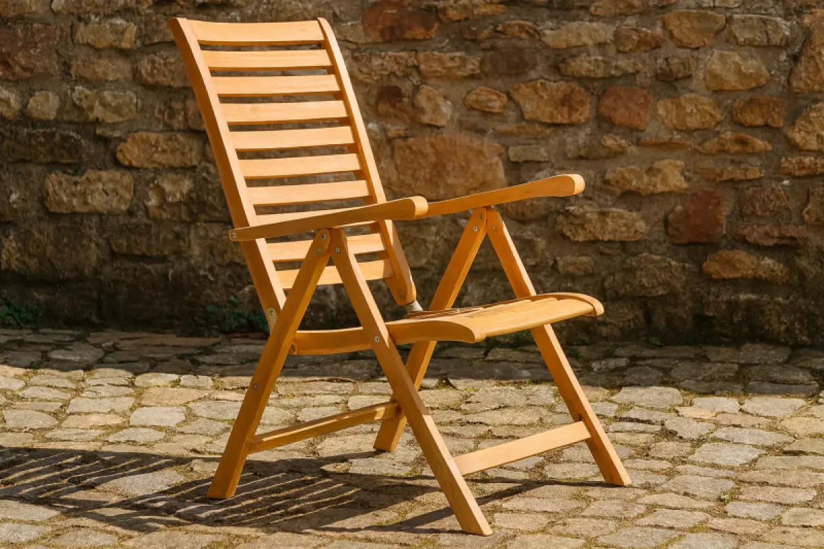 Gartenstuhl aus Teakholz Hochlehner Mana