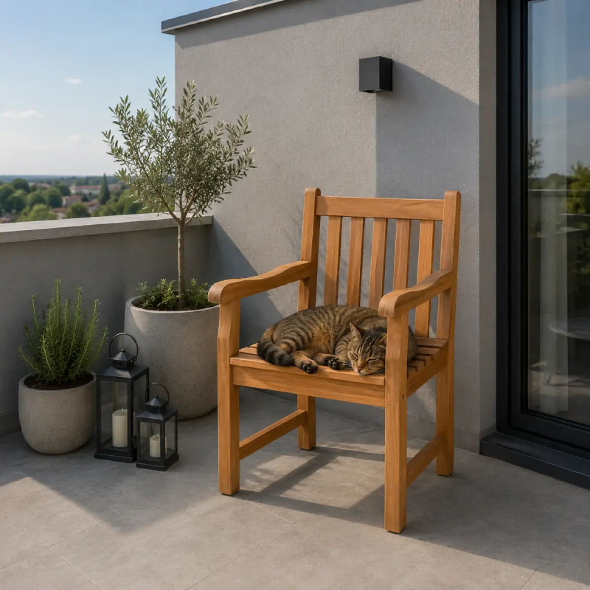 Gartenstuhl aus Teakholz Klasso