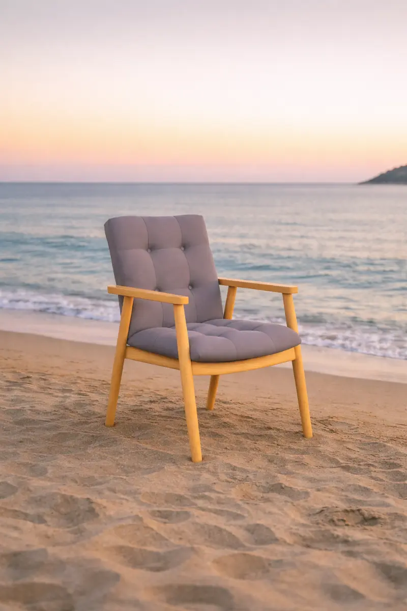 Gartenstuhl aus Teakholz Monte Carlo