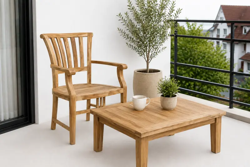 Gartenstuhl Mundo mit Arm