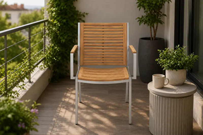 Gartenstuhl Osaka mit Armlehnen