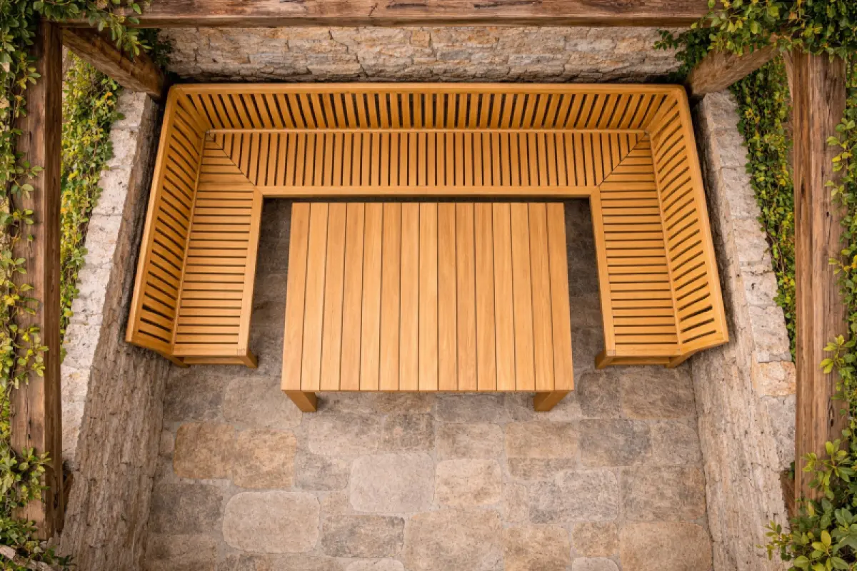 Gartentisch aus Teakholz Kathmandu