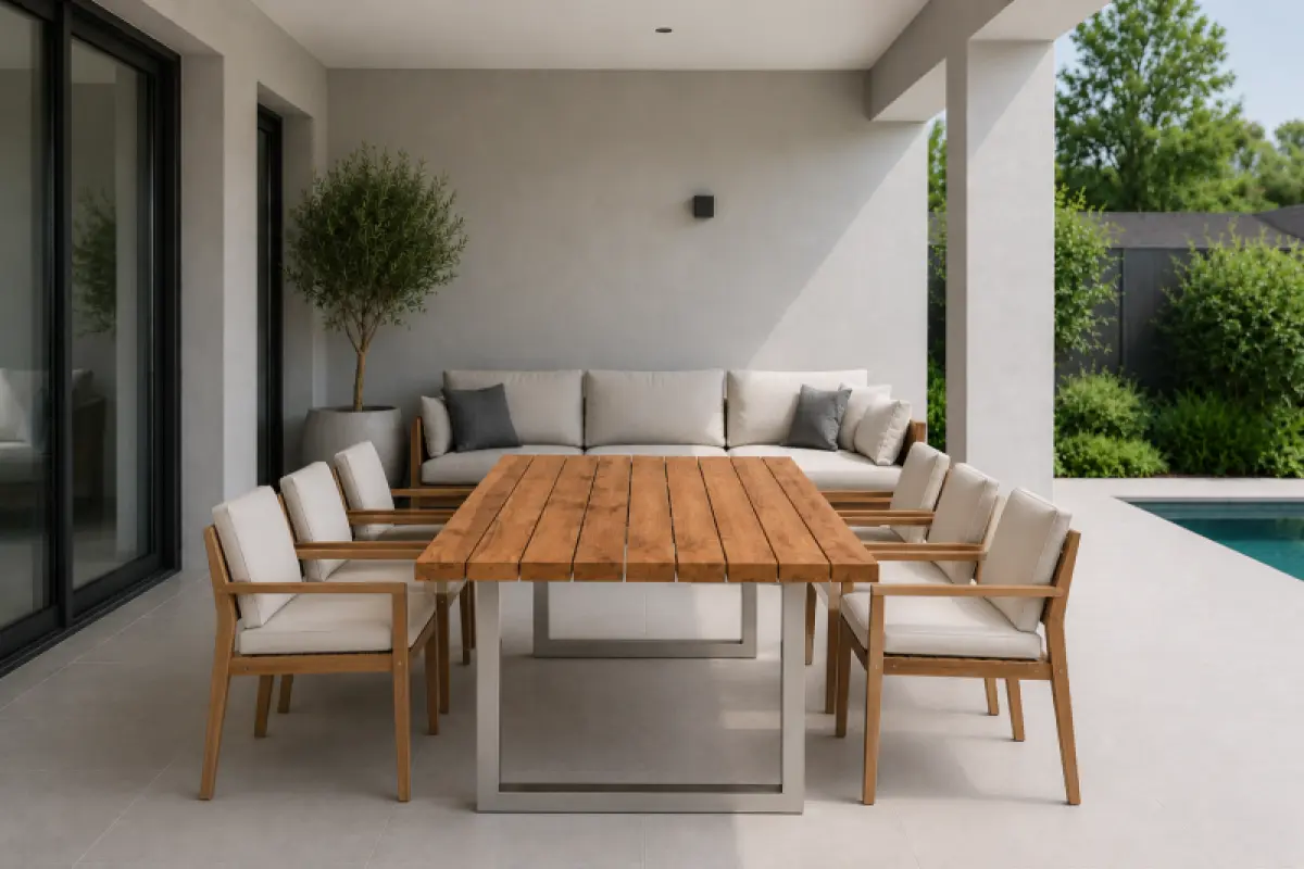 Gartentisch aus Teakholz Nando