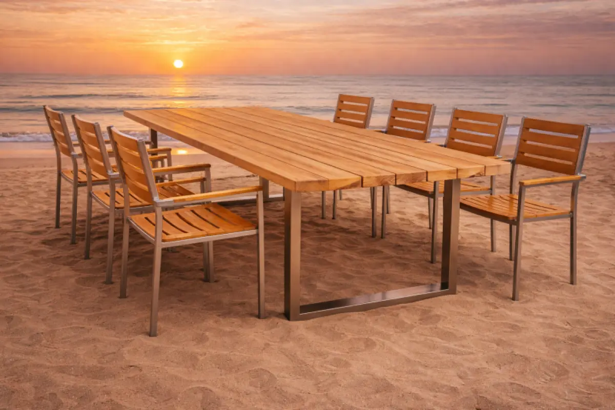 Gartentisch aus Teakholz Nando