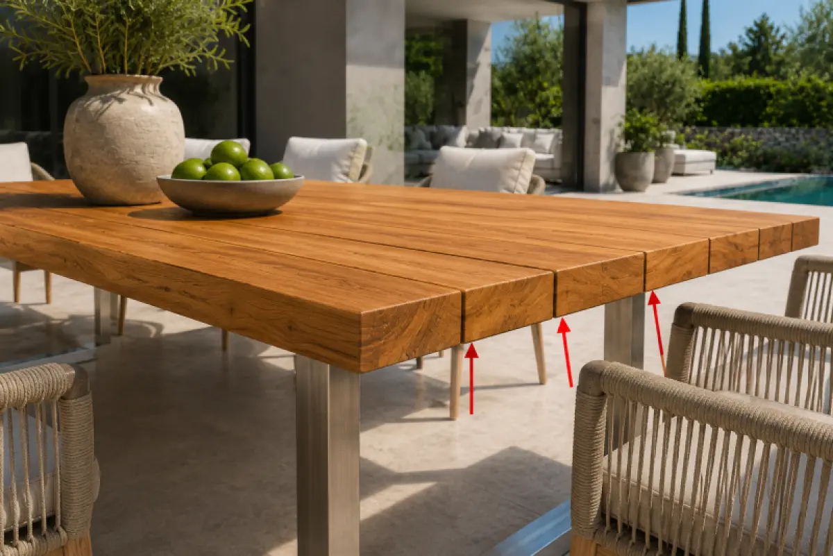 Gartentisch aus Teakholz Nando