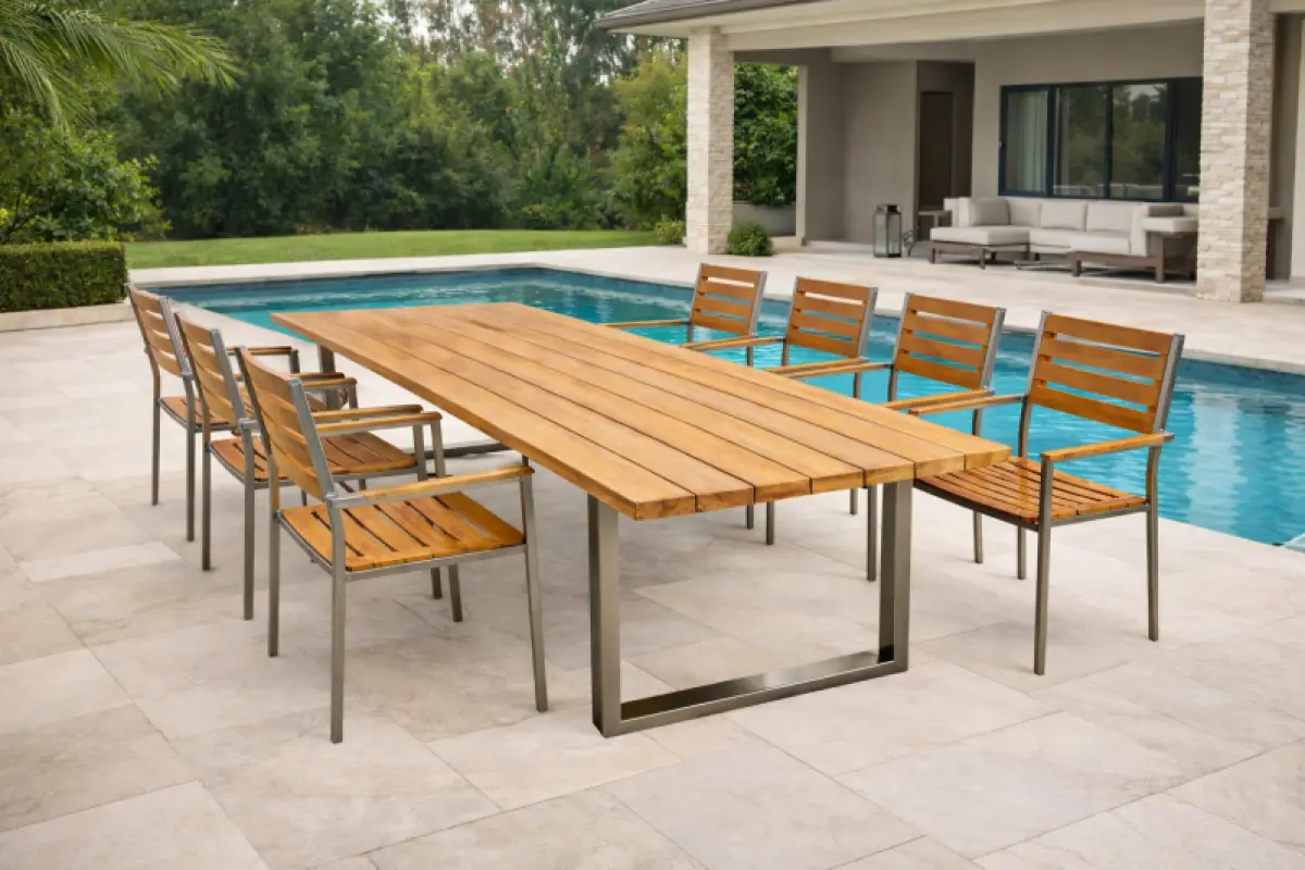 Gartentisch aus Teakholz Nando