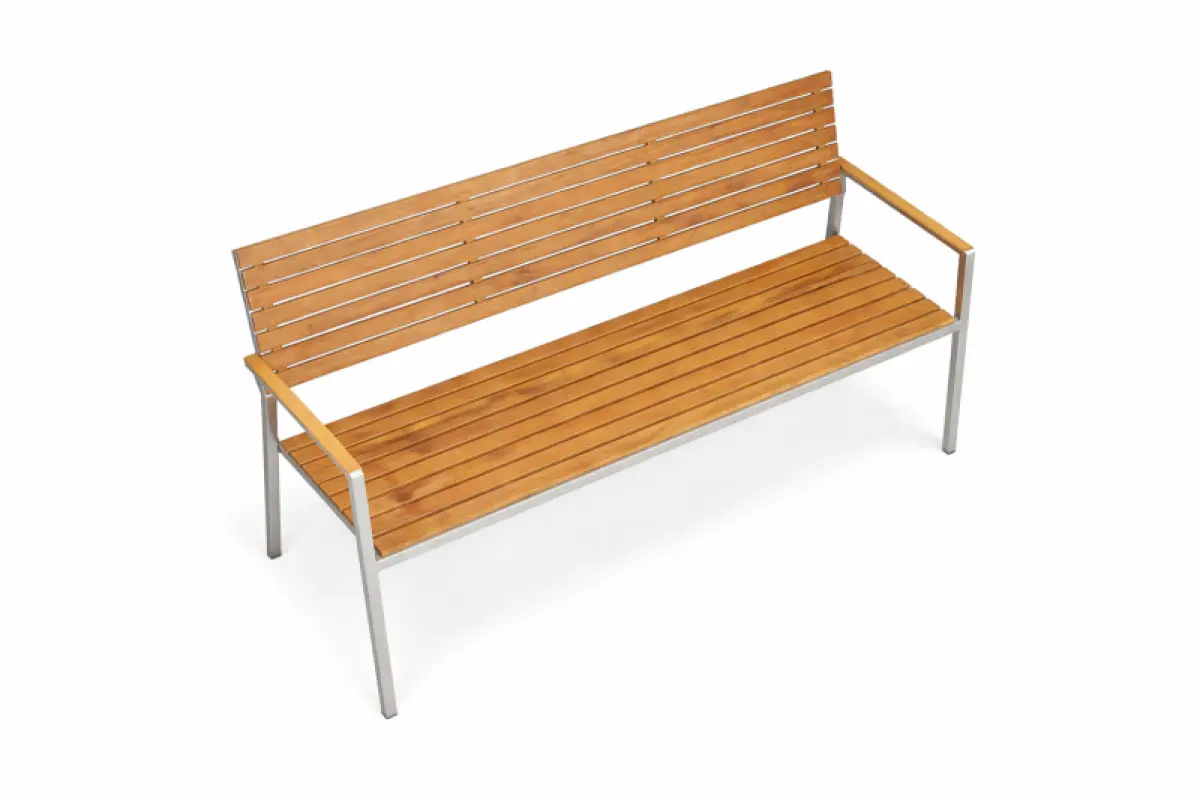 Gratenbank aus Teakholz Kepa