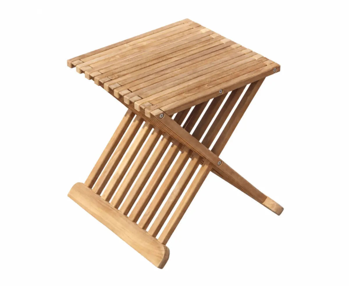 Klappbarer Beistelltisch - Hocker X