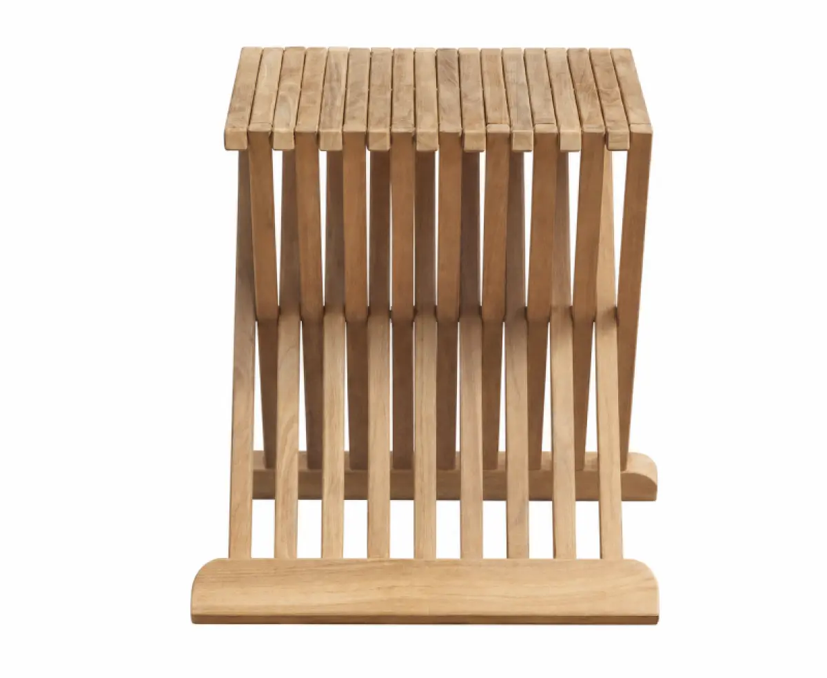 Klappbarer Beistelltisch - Hocker X