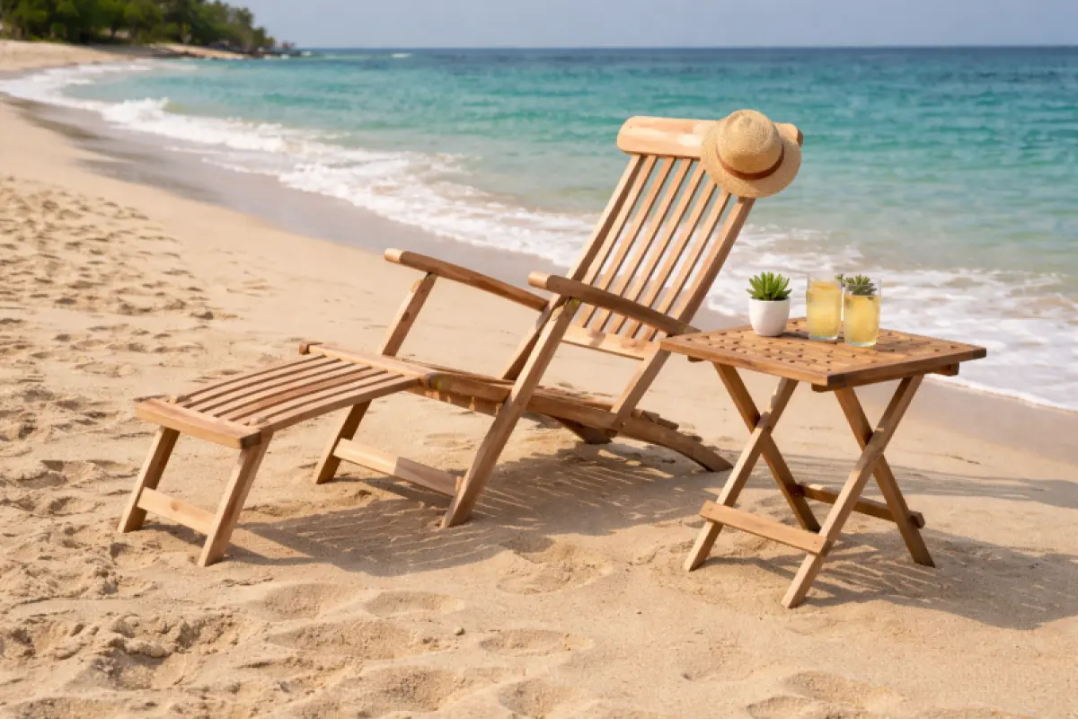 Klappbarer Beistelltisch Kare Rechteckig